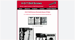 Desktop Screenshot of hotdrillscrews.com
